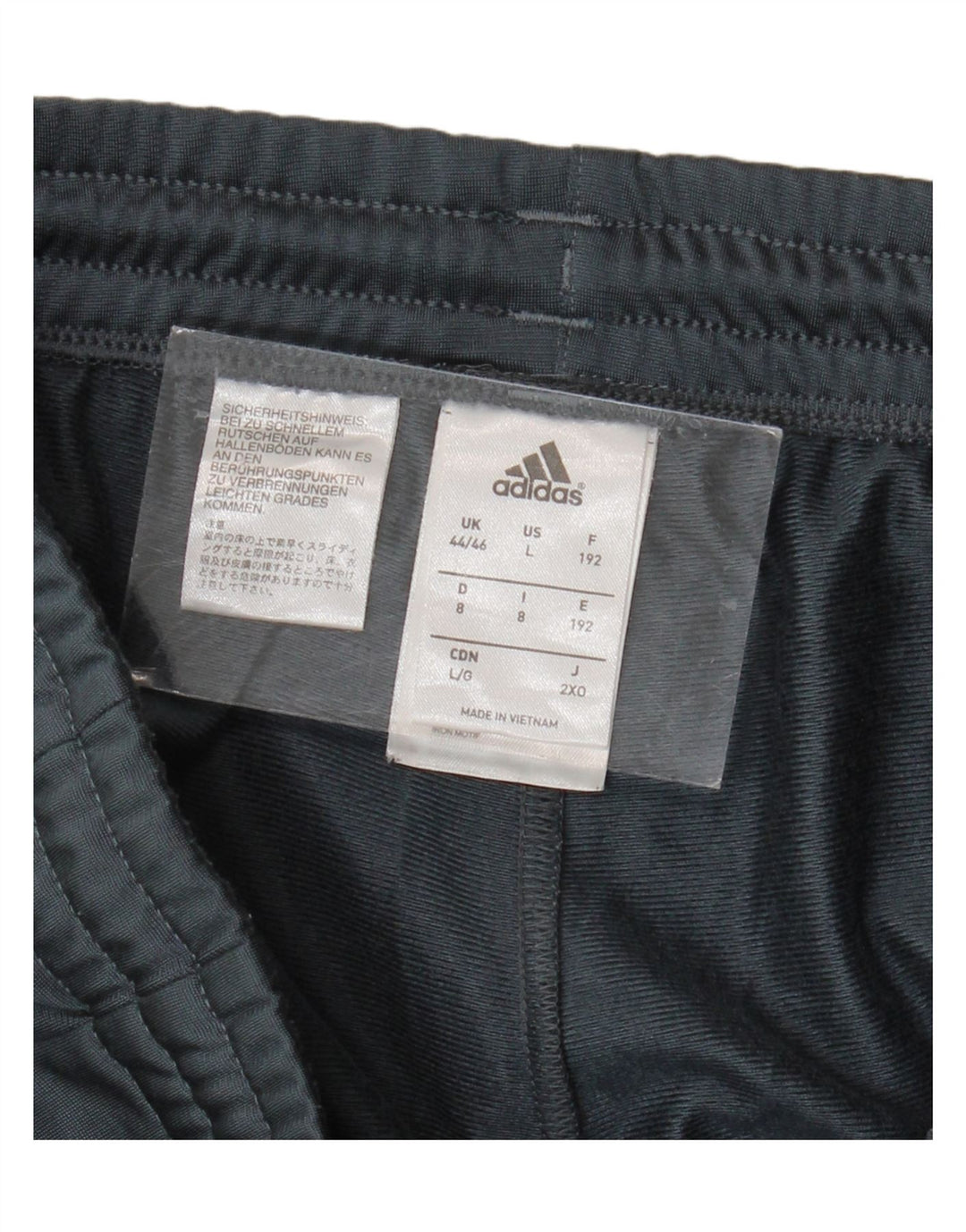 ADIDAS Træningsdragt til mænd Joggers UK 44/46 Large Grey Polyester