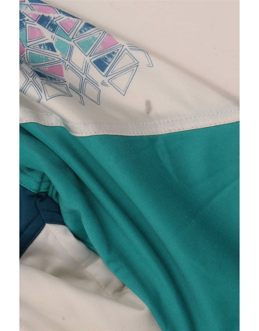 Ellesse Herre grafisk træningsdragt Topjakke XS Grøn Geometrisk Retro
