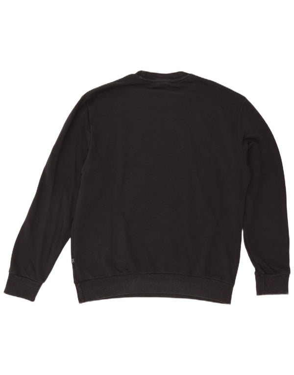 Puma Herre Grafisk Sweatshirt Jumper Medium Sort Bomuld