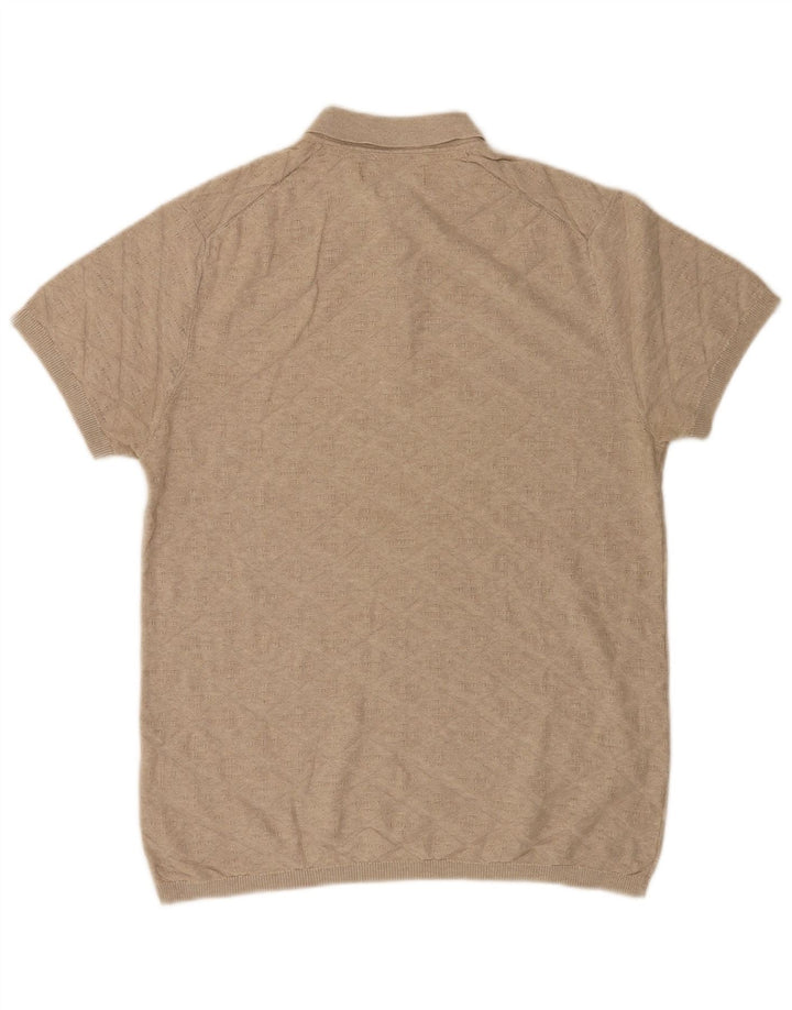 Jack & Jones herre poloskjorte stor beige bomuld