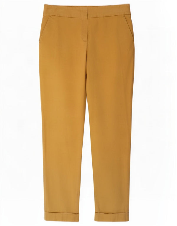 Massimo Dutti Dame Slim Chino Bukser W32 L30 Gul Bomuld