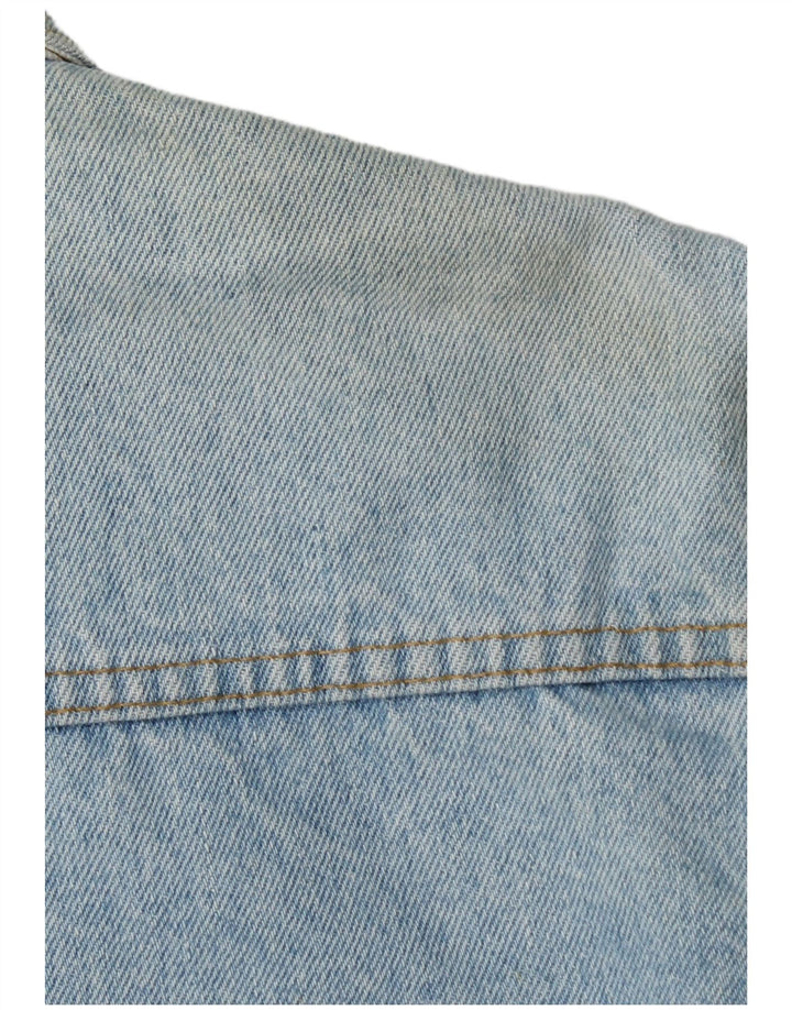 Weipper Dame Crop Denim Jacket UK 16 Large Blue