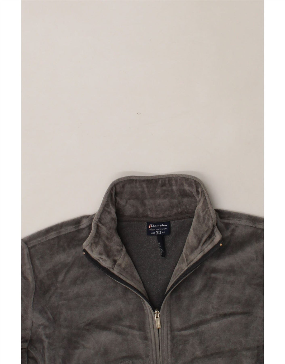 CHAMPION Mens Tracksuit Top Jacket XL Grey Cotton Vintage Champion and Second-Hand Champion from Messina Hembry 