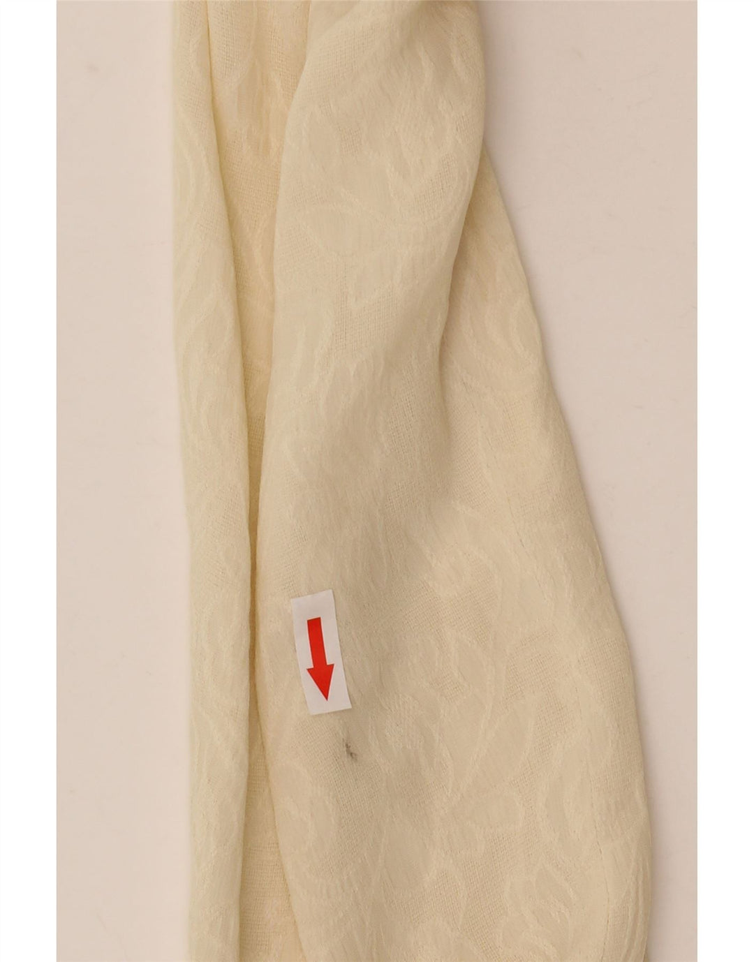 Vintage Dame Gennemsigtig Skjorte Bluse UK 14 Medium Beige