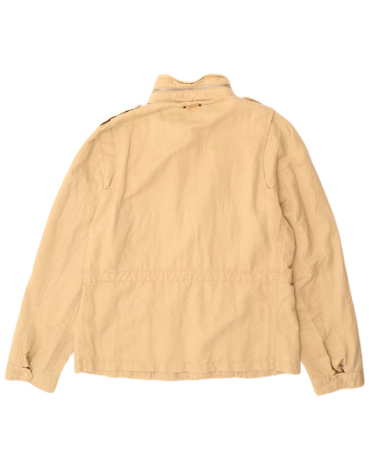 Marlboro Classics Herre Militærjakke EU 54 2XL Beige Bomuld