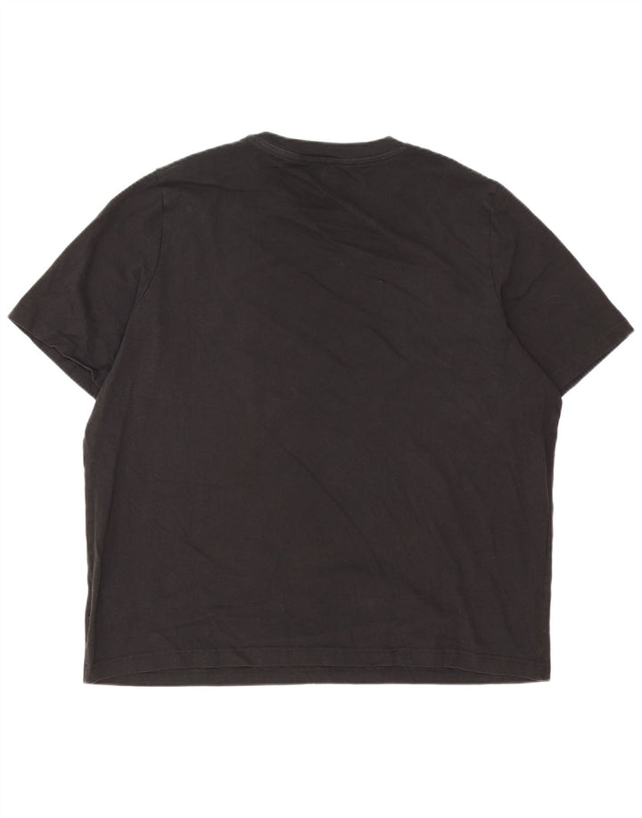 Puma Herre Grafisk T-Shirt Top 2XL Sort Bomuld