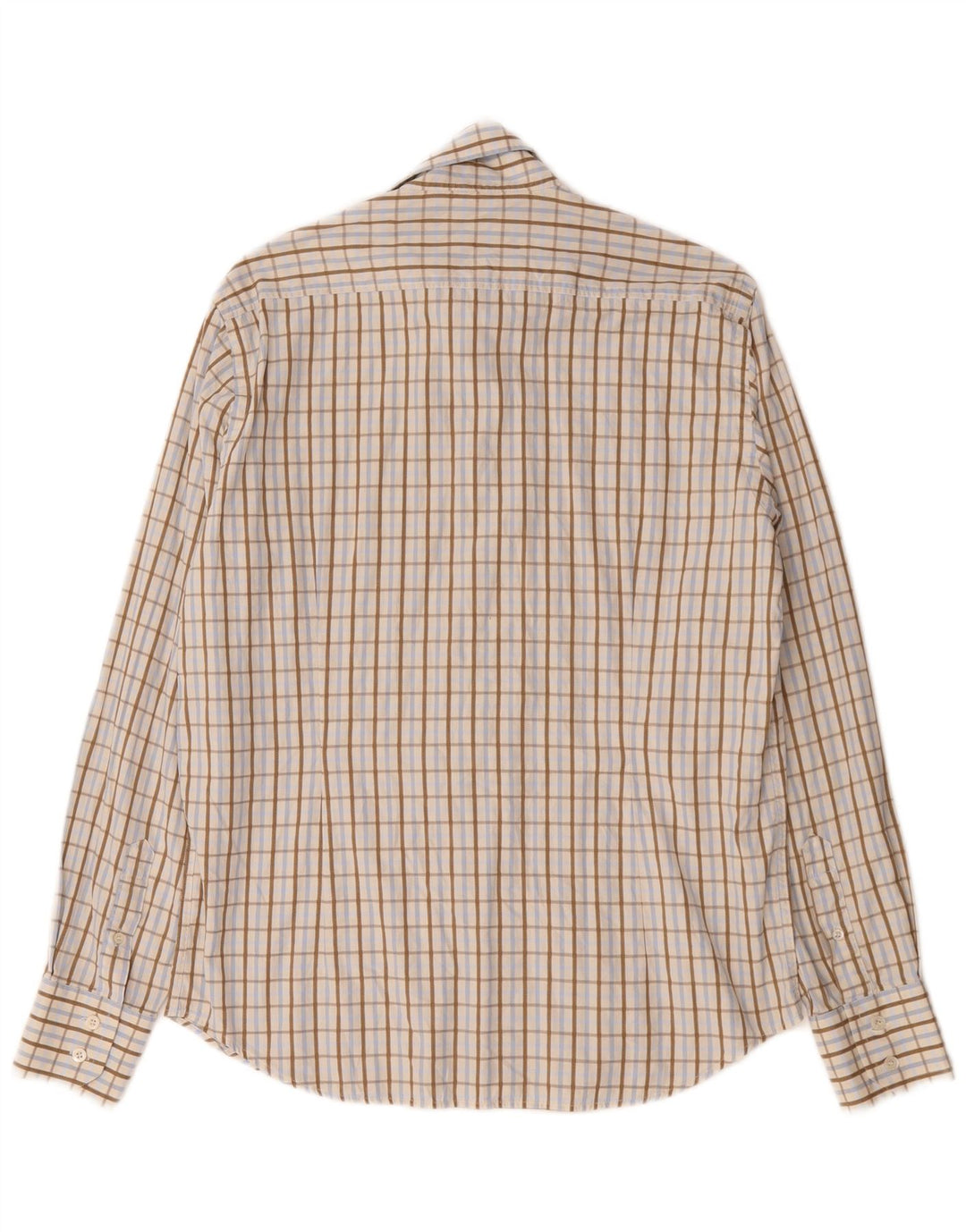 Ted Baker herreskjorte str. 3 Medium Beige ternet bomuld