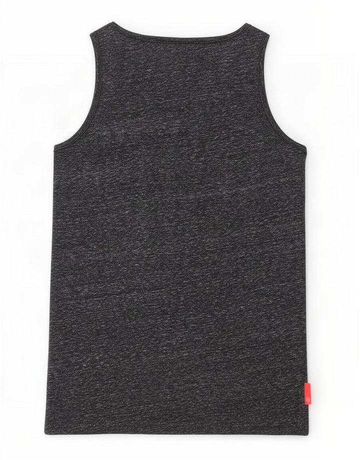 Superdry Grafisk Vest Top UK 10 Small Grå Flecked Polyester