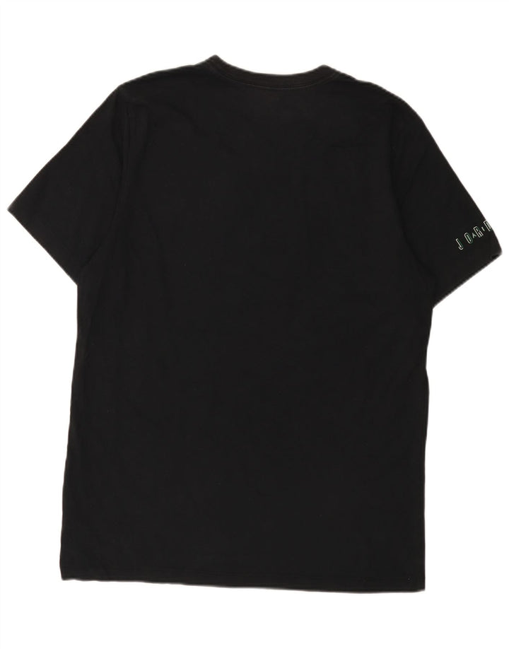 Jordan Herre grafisk T-shirt Top Stor sort bomuld