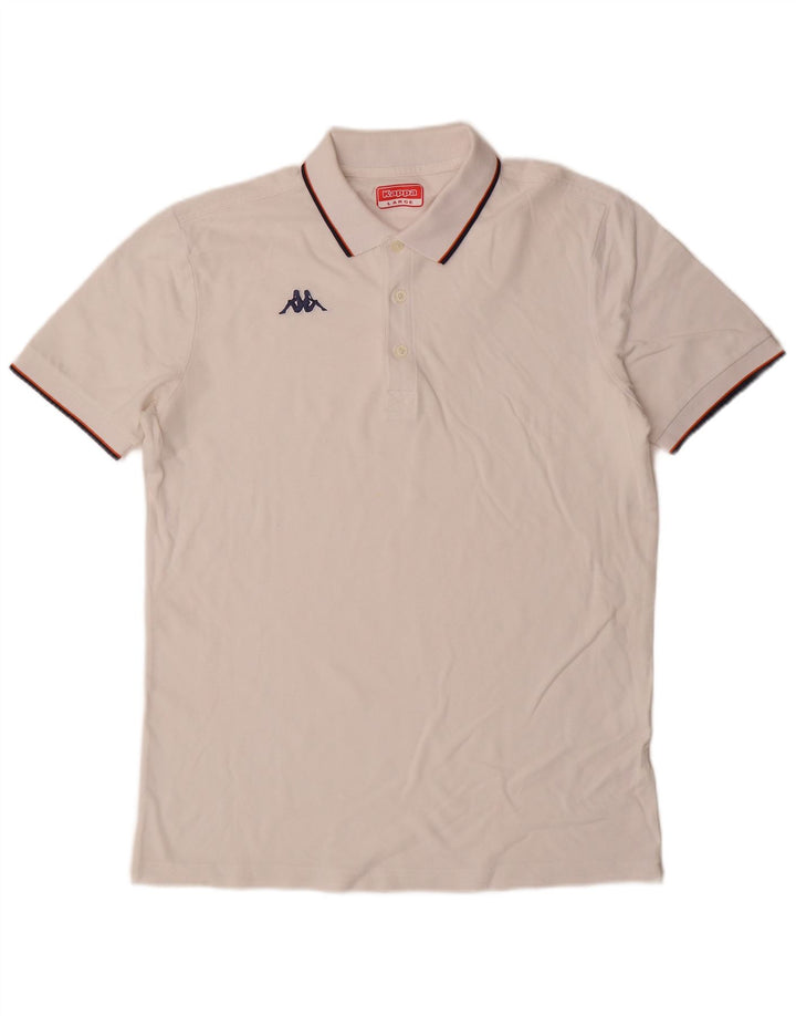 Kappa herre polo skjorte stor hvid