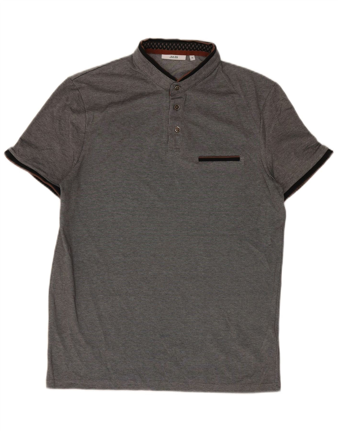 Jules herre poloshirt mellemgrå bomuld