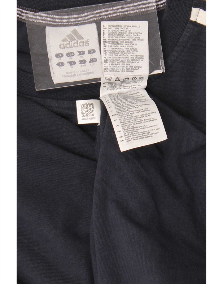 Adidas Herre Top Langærmet XL Marineblå Bomuld