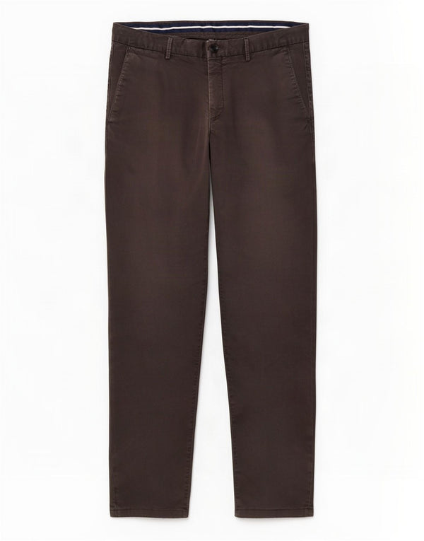 Massimo Dutti Herre Slim Fit Chino Bukser EU 42 Large W32 L29 Grå Bomuld
