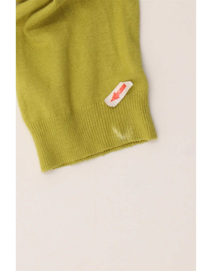 Marks & Spencer Womens Crop V-hals sweater UK 16 Large Green