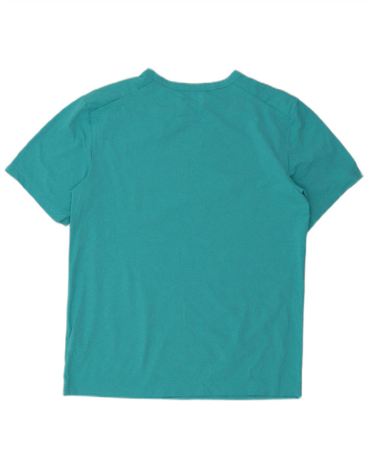 Nike Herre Dri Fit T-shirt Top Medium turkis polyester