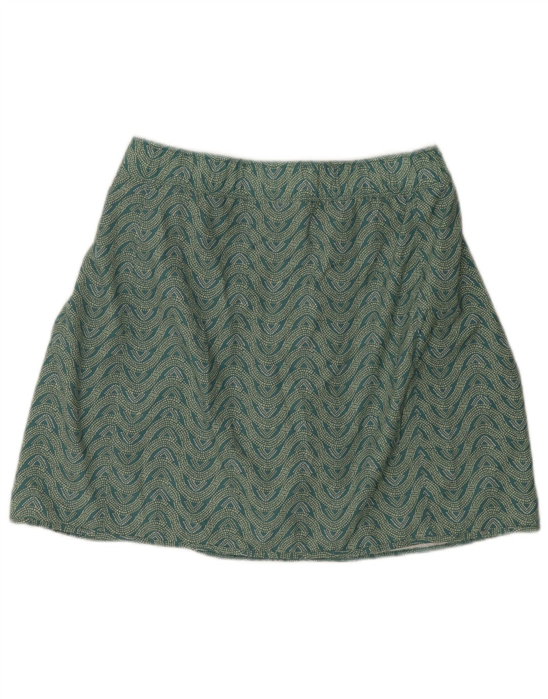 Patagonia Dame Skort UK 18 XL Grøn Chevron Polyester