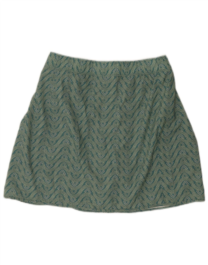 Patagonia Dame Skort UK 18 XL Grøn Chevron Polyester