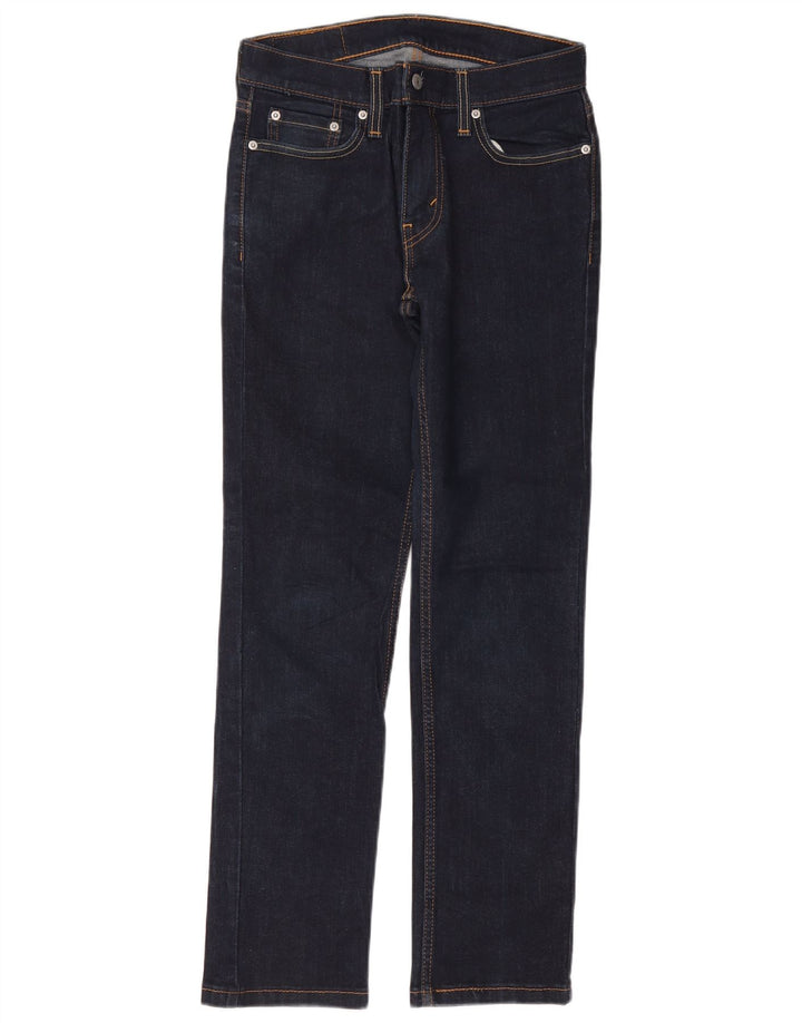 LEVI'S Dame 511 Slim Jeans W29 L30 Marineblå Bomuld