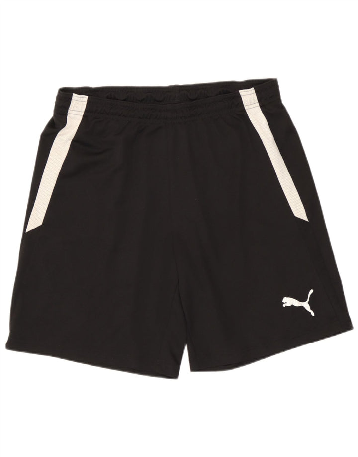 Puma Herre Sportshorts Medium Sort Colourblock Polyester