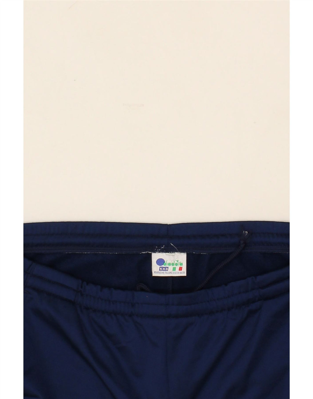 DIADORA Mens Tracksuit Trousers Large Navy Blue Polyester Vintage Diadora and Second-Hand Diadora from Messina Hembry 