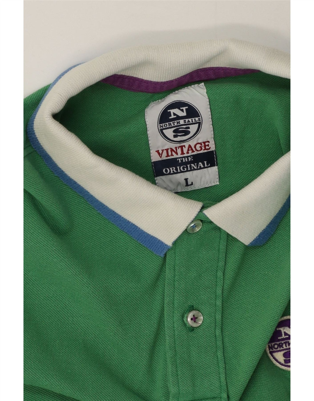 North Sails Herre Rugby Polo Shirt Stor Grøn Stribet