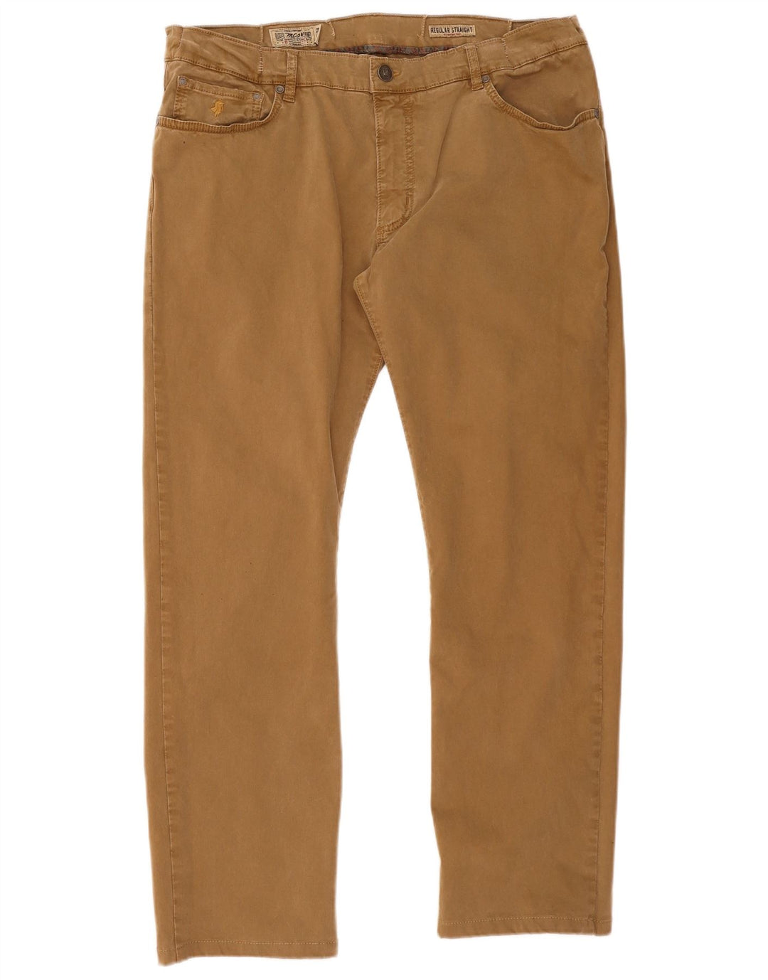 Marlboro Classics Herre Regular Straight Casual Bukser W40 L31 Brun