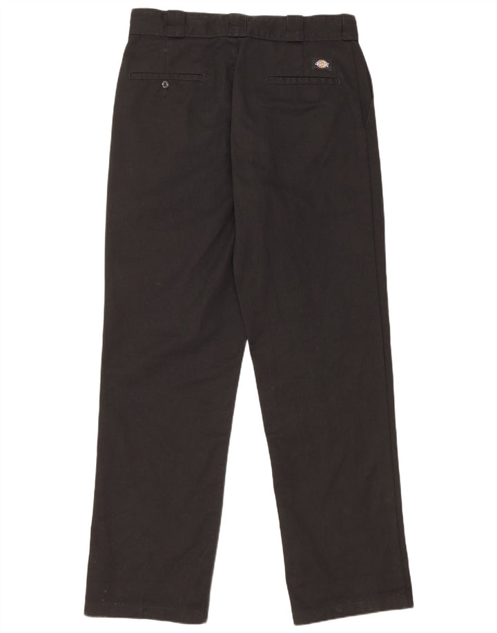 Dickies Straight Chino bukser til mænd W34 L34 Sort polyester