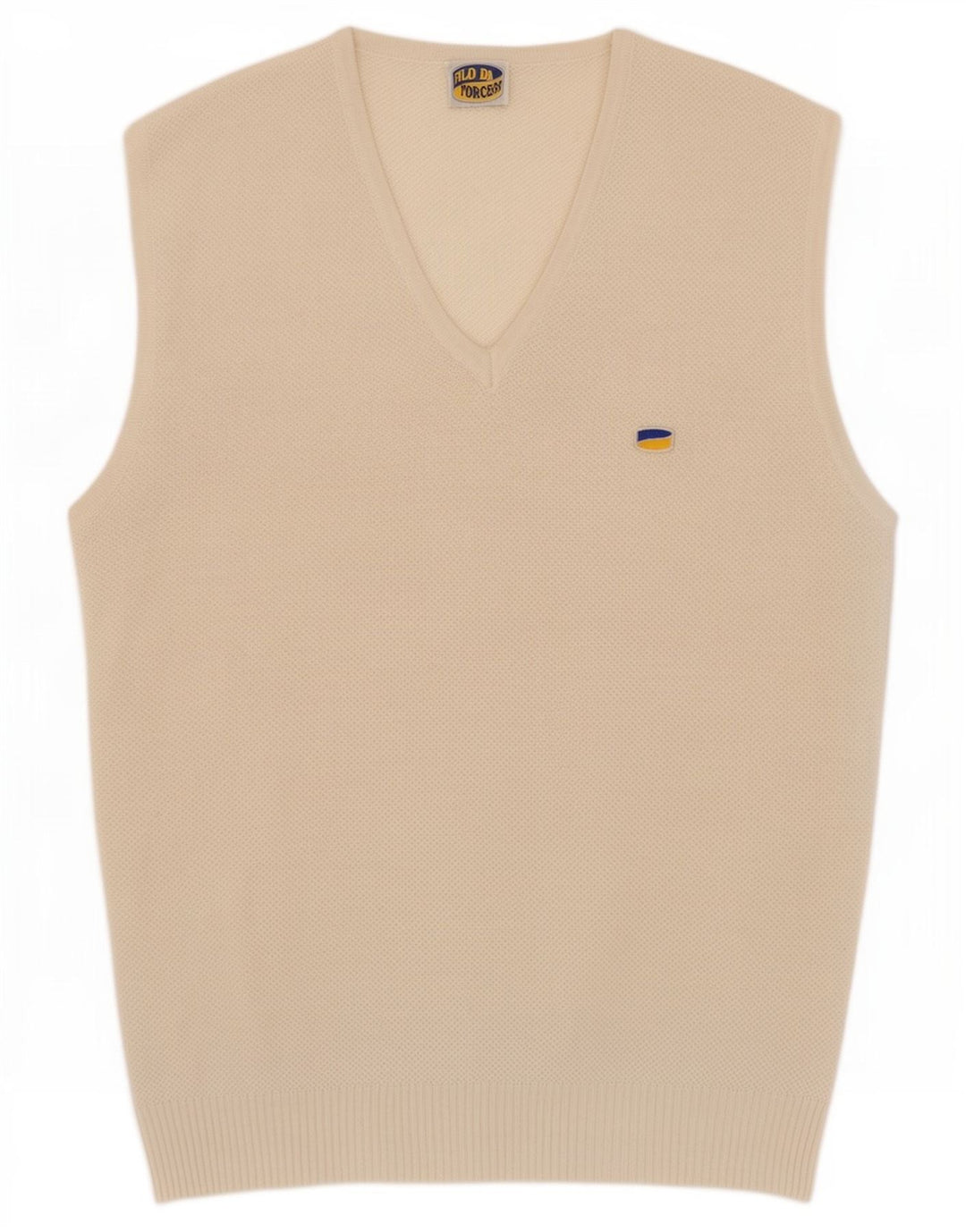 Vintage Herrevest Tank Top Medium Off White