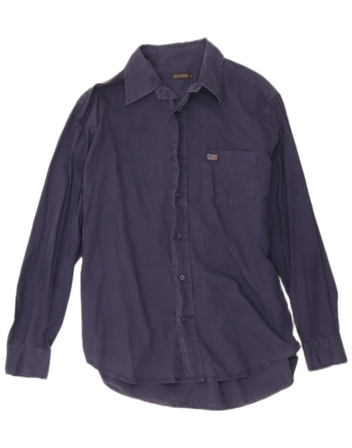 Napapijri Herre Geographic Shirt XL Navy Blue