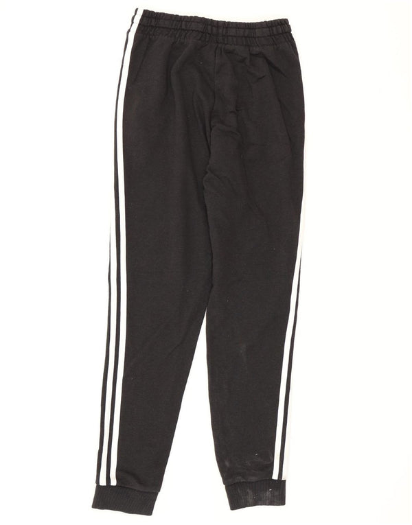 Adidas Dame træningsdragt Bukser Joggers UK 8 Small Black Bomuld