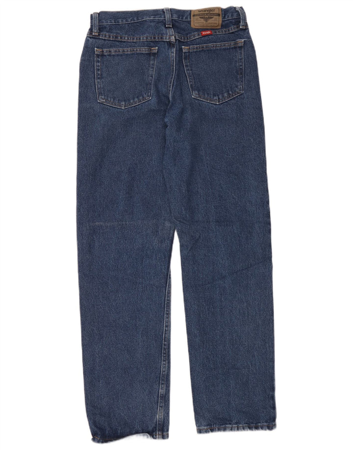 Wrangler Straight Jeans til mænd W29 L32 blå bomuld