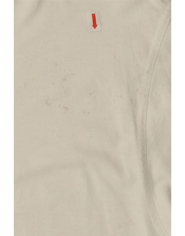 ROCCOBAROCCO Mens Graphic T-Shirt Top Small White Cotton Vintage Roccobarocco and Second-Hand Roccobarocco from Messina Hembry 