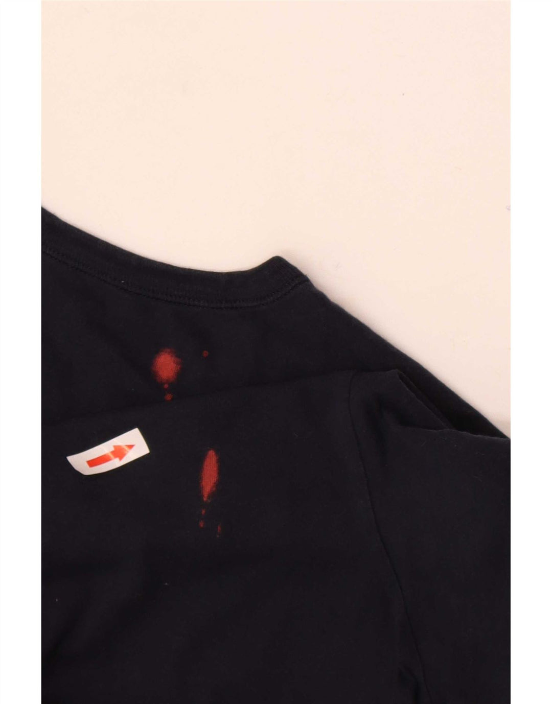 Hugo Boss Herre T-Shirt Top Medium Marineblå Bomuld