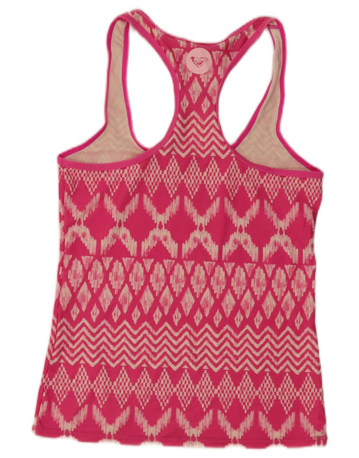 ROXY Damevest Top UK 12 Medium Pink Ikat Polyamid