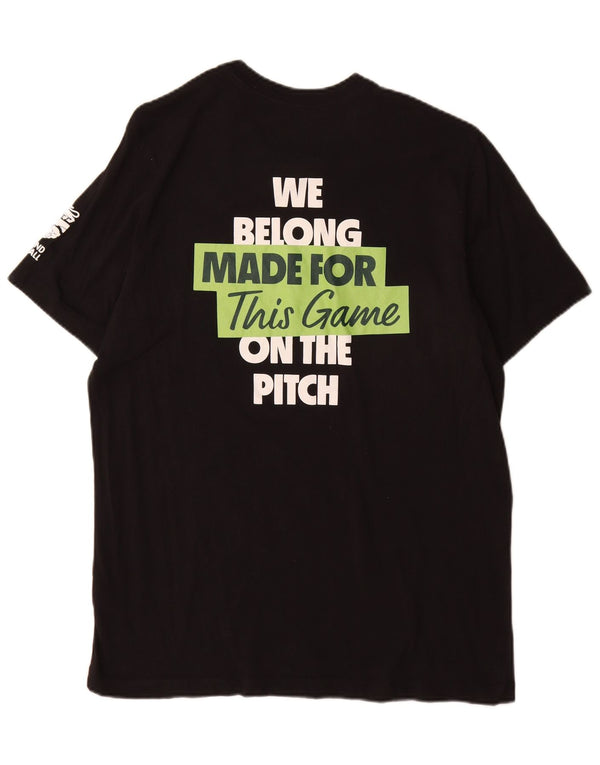 Nike grafisk T-shirt top til mænd, stor sort bomuld