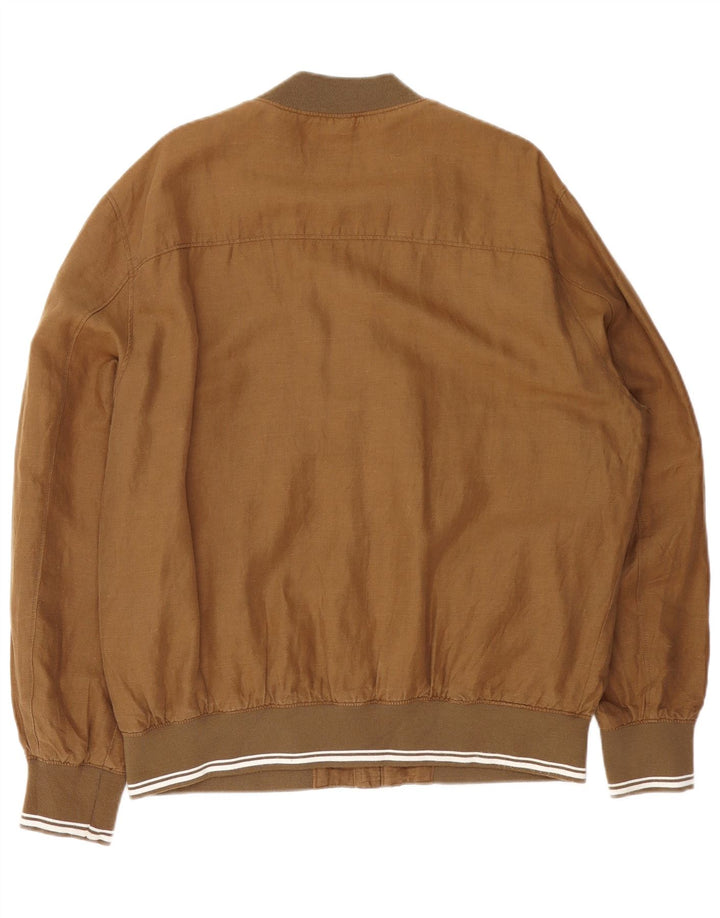 C & A Bomberjakke til mænd UK 42 XL Brun bomuld