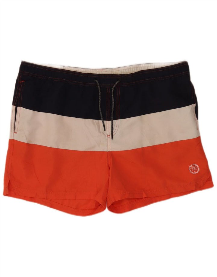 Jack & Jones herre badeshorts 2XL flerfarvet stribet polyester