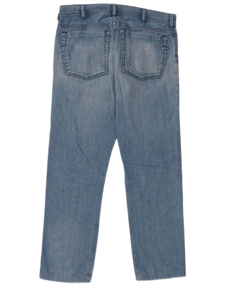 Diesel Straight Jeans til mænd W31 L28 Blå Bomuld