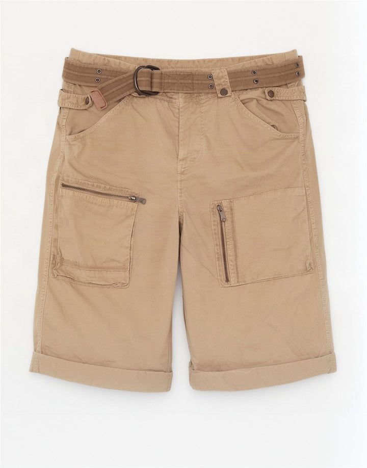 Gaudi Herre Cargo Shorts IT 52 XL W38 Beige Bomuld