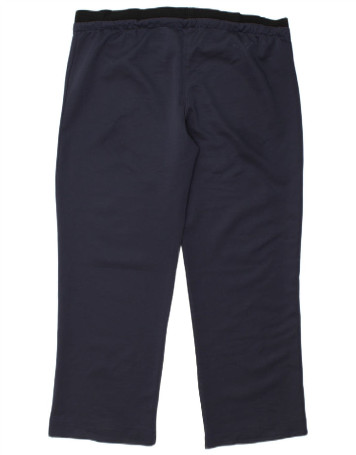 SERGIO TACCHINI Womens Graphic Tracksuit Trousers UK 16 Large  Navy Blue