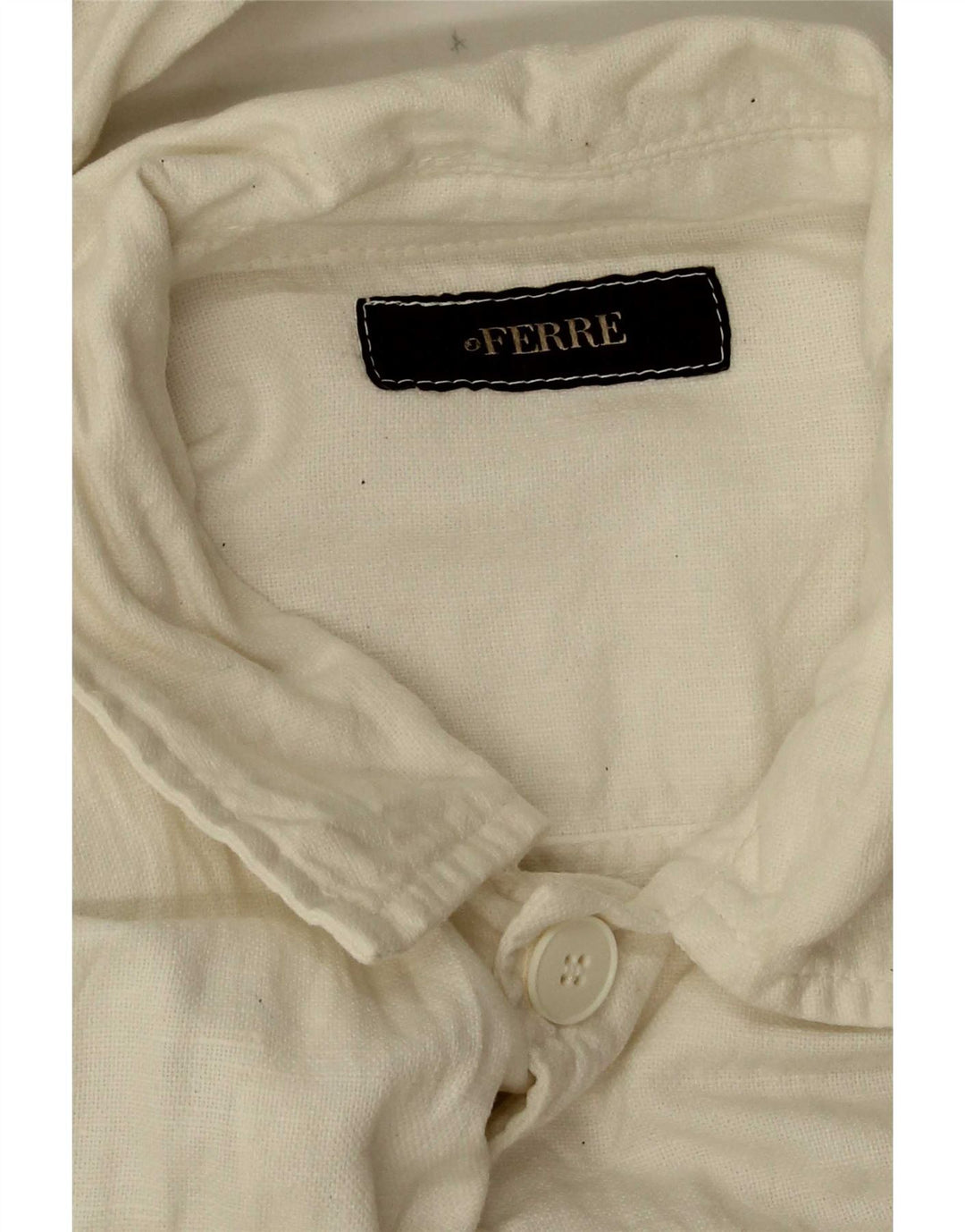 Ferre Herre Military Shirt Medium White
