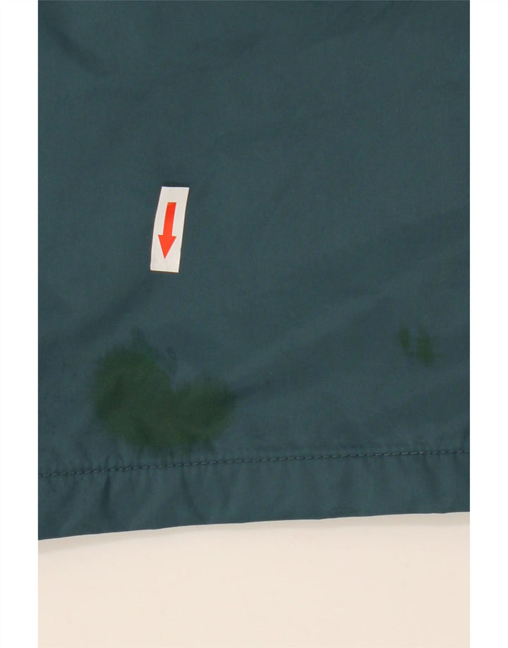 Vans Herre Hooded Windbreaker Jacket UK 36 Small Blue Colourblock Nylon
