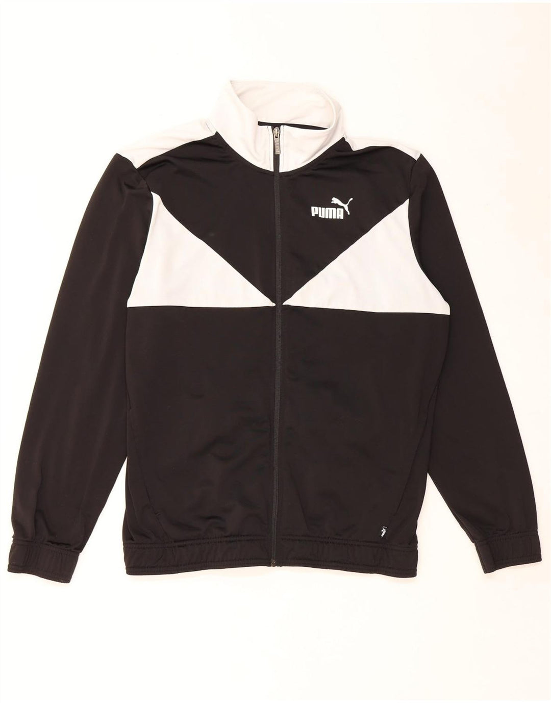 Puma Træningsdragt Topjakke til mænd Stor Sort Colourblock Polyester