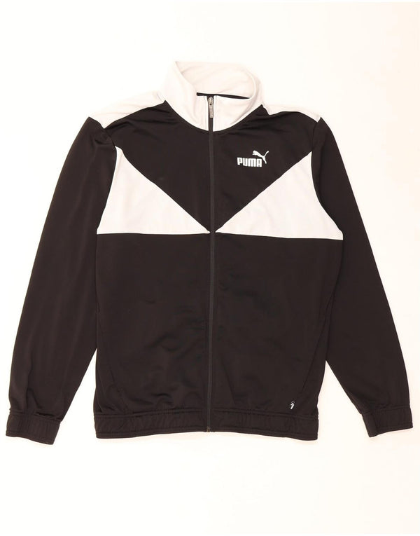 Puma Træningsdragt Topjakke til mænd Stor Sort Colourblock Polyester