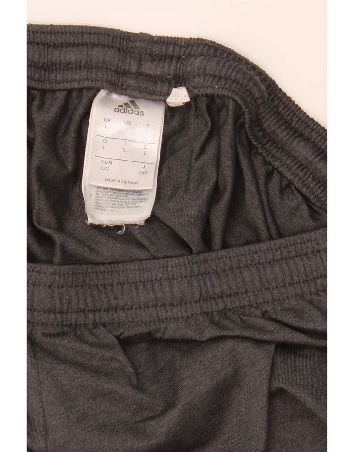 Adidas Herre Climalite Sportshorts Store Grå Polyester