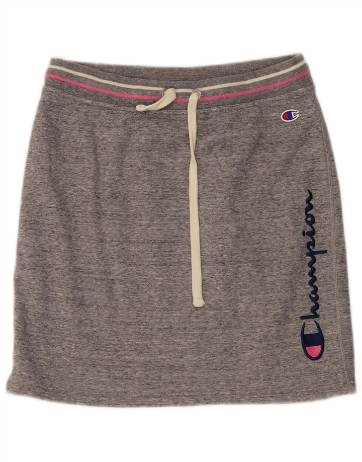 CHAMPION Dame Heritage Graphic A-Line nederdel Medium W30 Grå Flecked