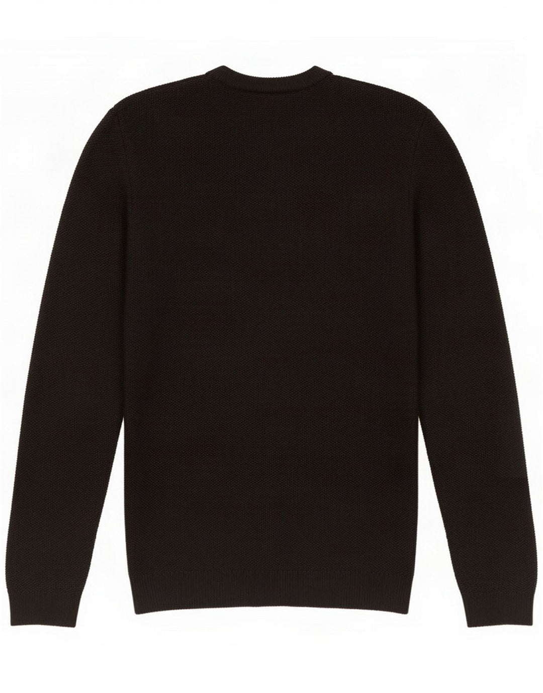 Reiss Herre sweater med rund hals, medium sort uld