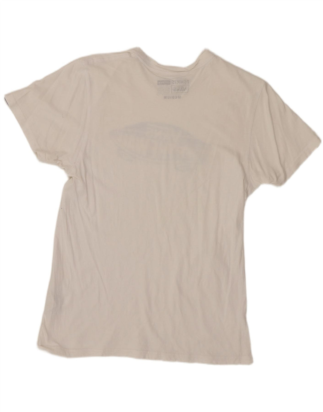 VANS Herre Custom Fit grafisk T-shirt top mellem hvid bomuld