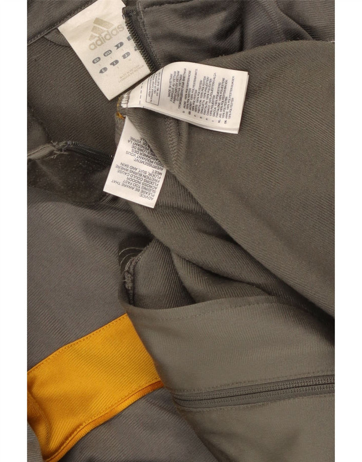 Adidas Træningsdragt til mænd, topjakke, lille grå farveblok polyester