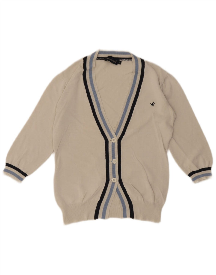 Brooksfield 3/4-ærmet cardigantrøje til kvinder IT 42 Medium Off White